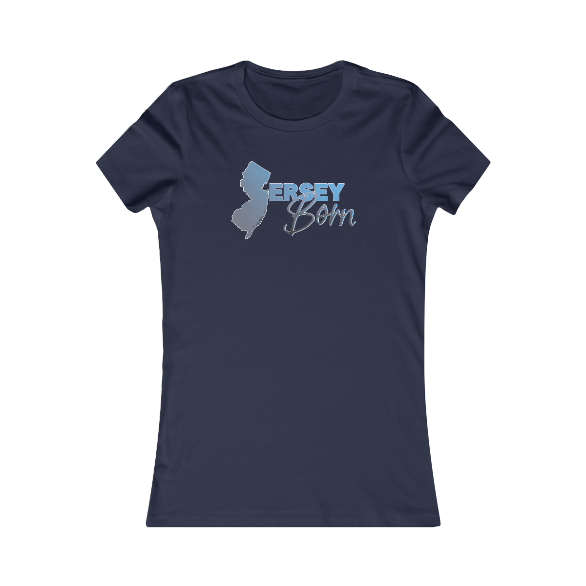 Jersey Born Icey Blue Scheme Lady Tee