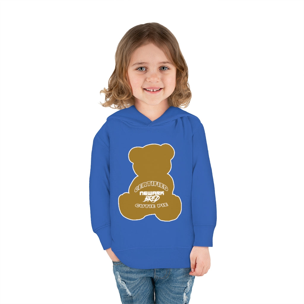 Certified Newark Bred Gold Sugar Bear Toddler Hoodie
