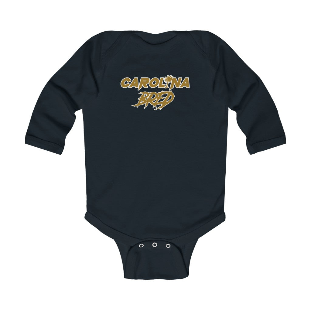 Carolina Bred - Infant Long Sleeve Gold Scheme Onesie