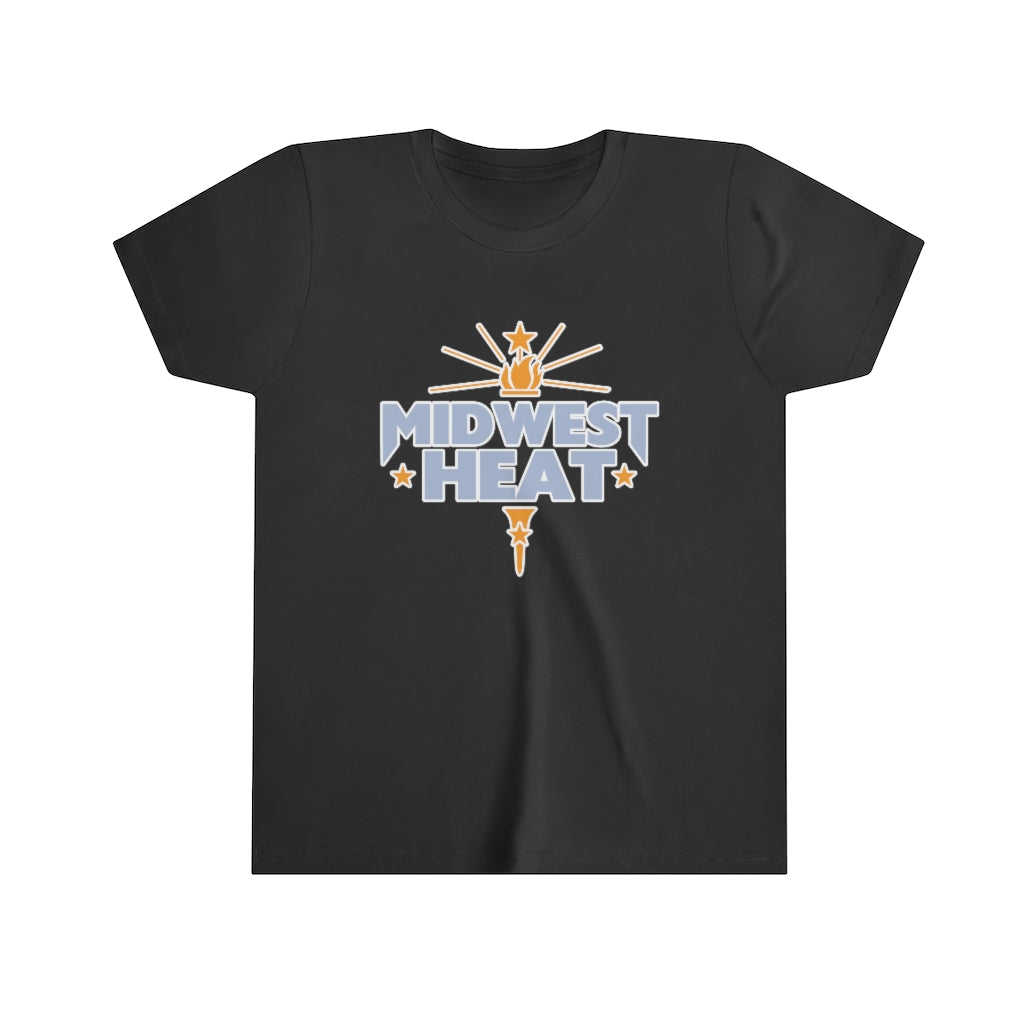 Midwest Heat - Blue Gold Torch Youth Tee