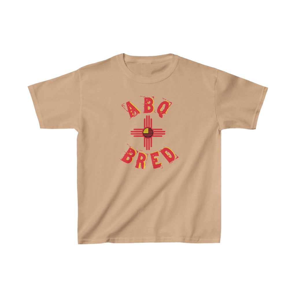 Albuquerque Bred - Gold Scheme Kids Heavy Cotton Tee