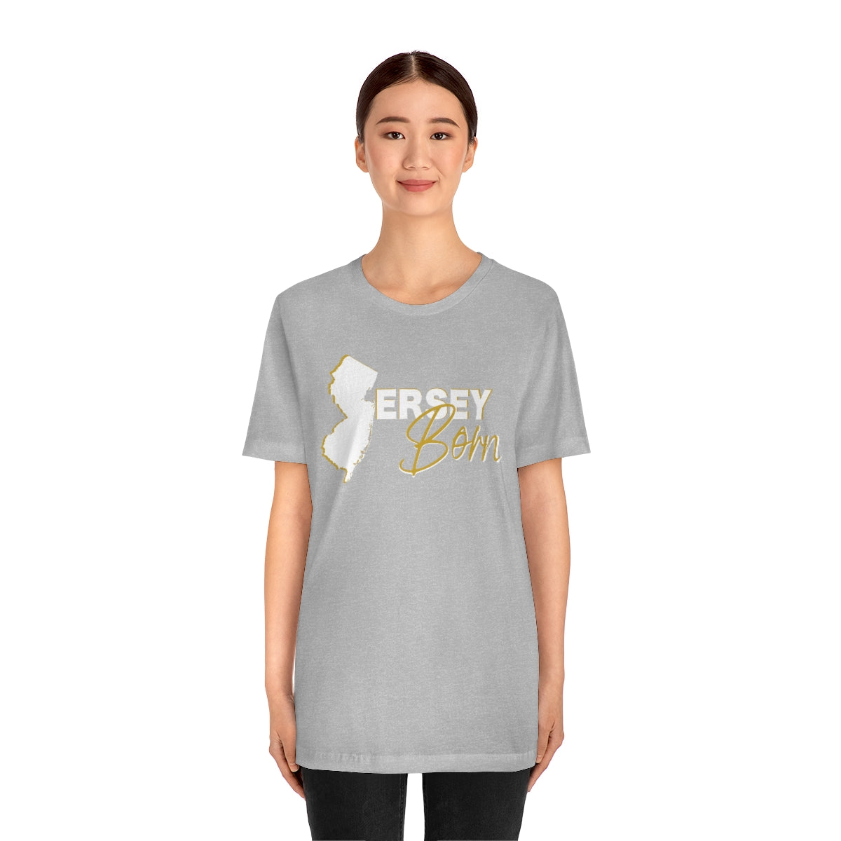 Jersey Born White Gold Scheme Tee - Unisex