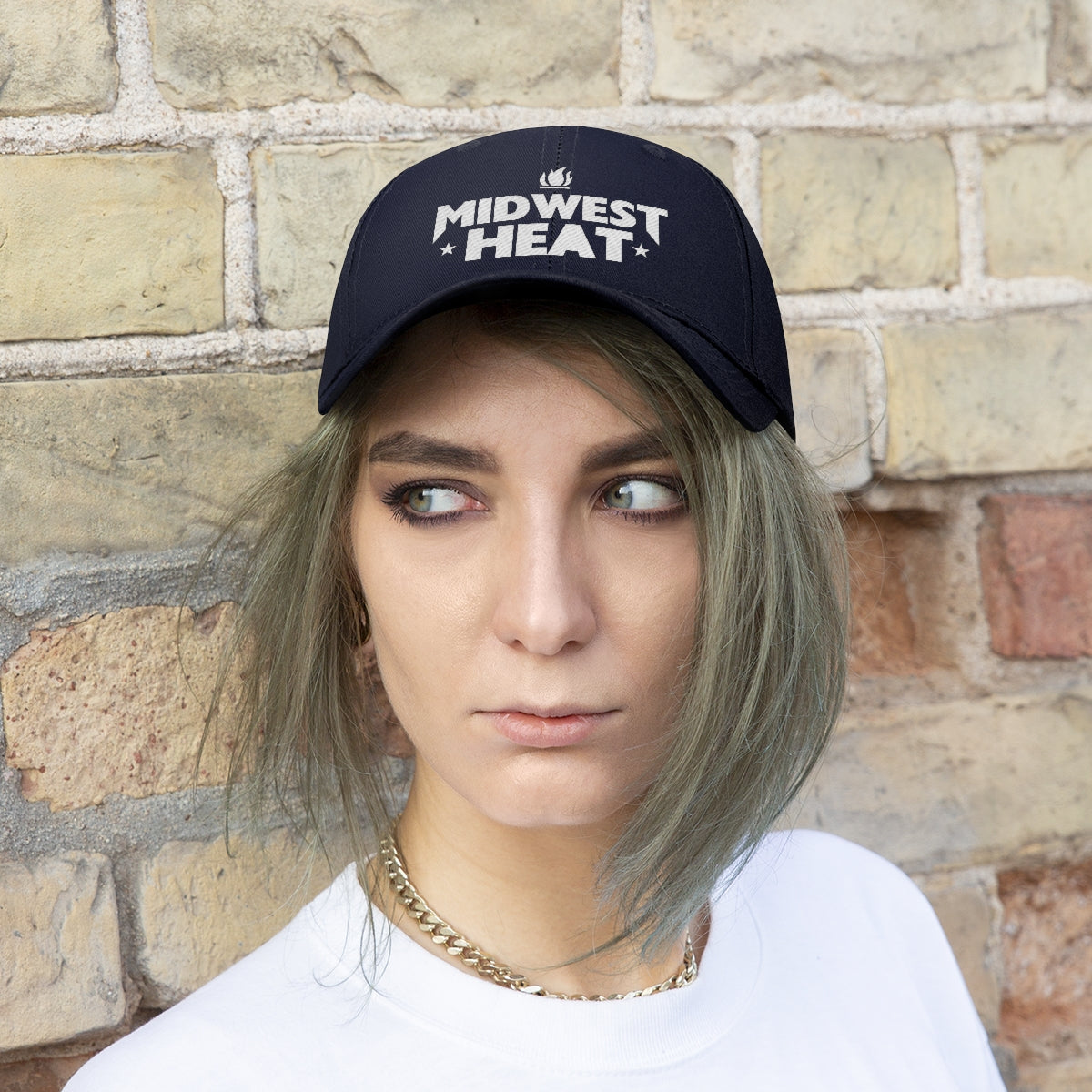 Midwest Heat White Scheme - Unisex Twill Hat