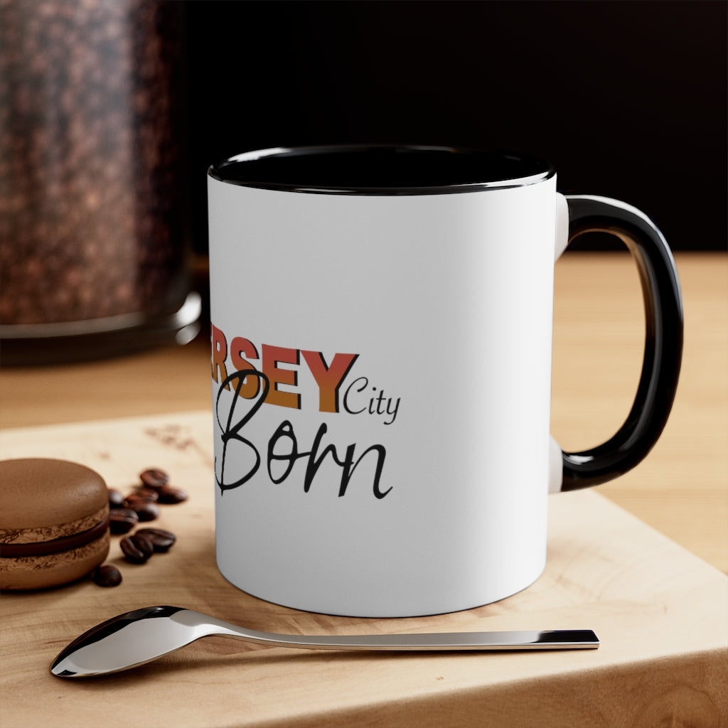 Jersey City Born Accent Coffee Mug, 11oz