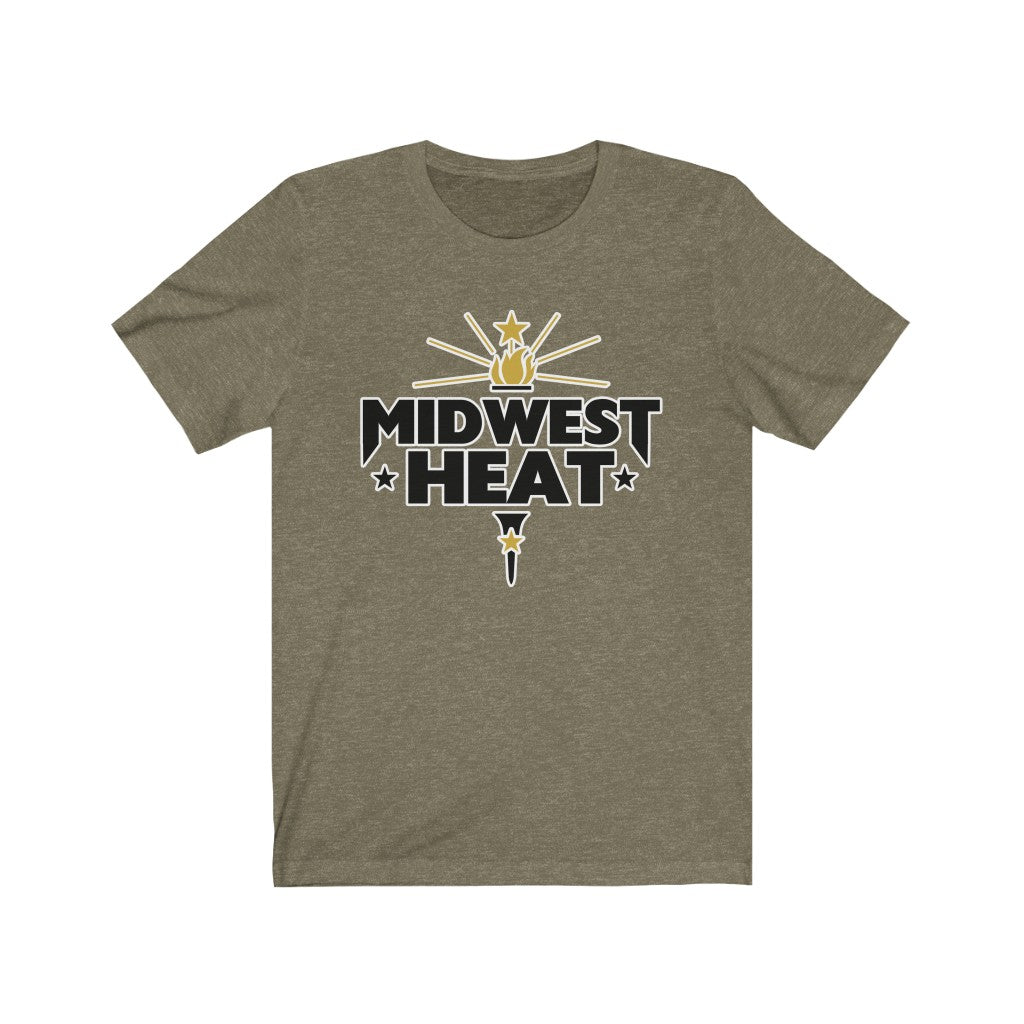 Midwest Heat  - Black Gold Scheme Unisex Tee