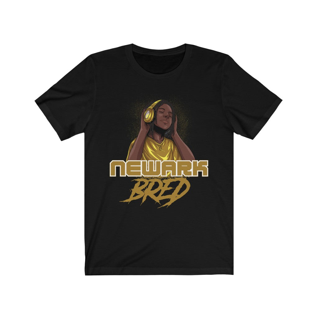 Newark Bred - Black/Gold Scheme Youth Locks Tee