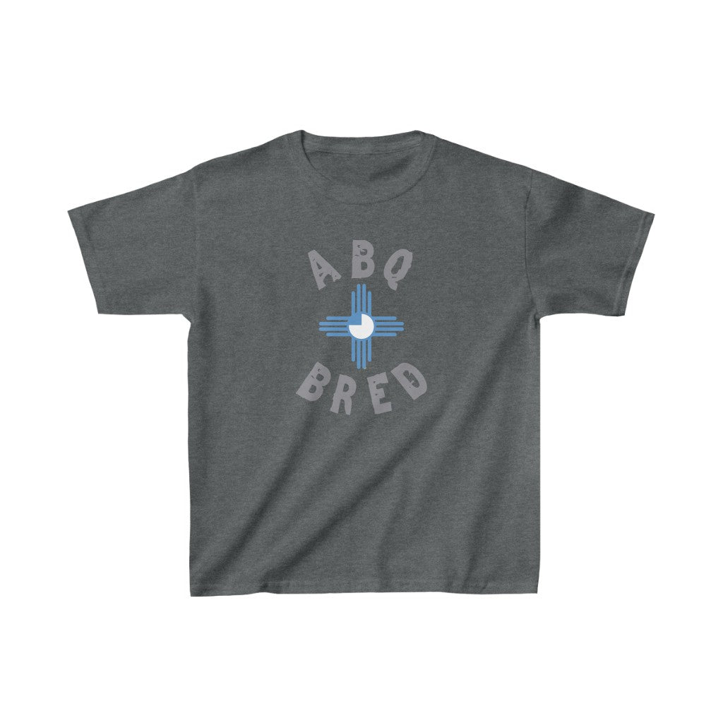 Albuquerque Bred - Blue Gray Scheme Kids Heavy Cotton Tee *