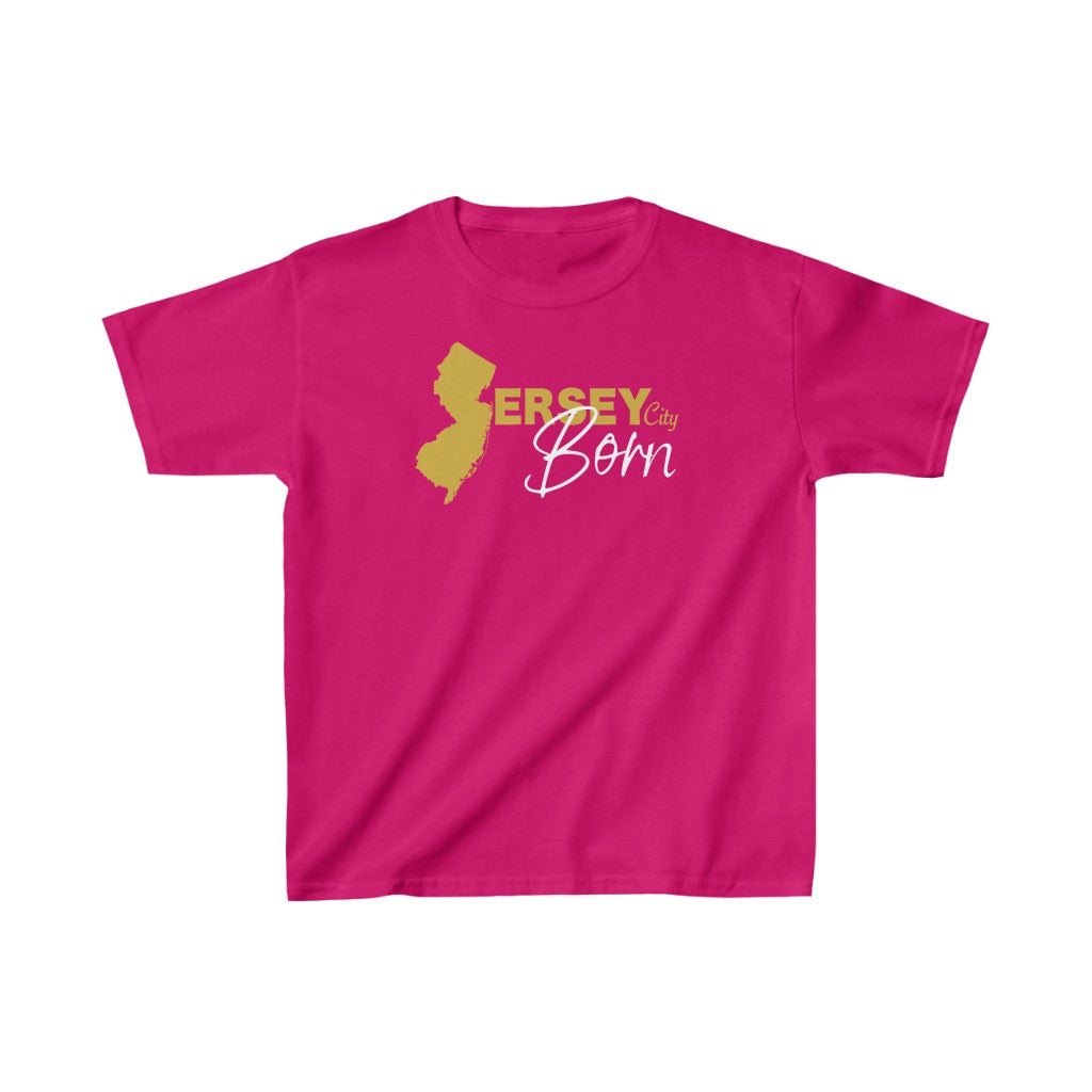 Jersey City Born - Gold Scheme Kids Heavy Tee *