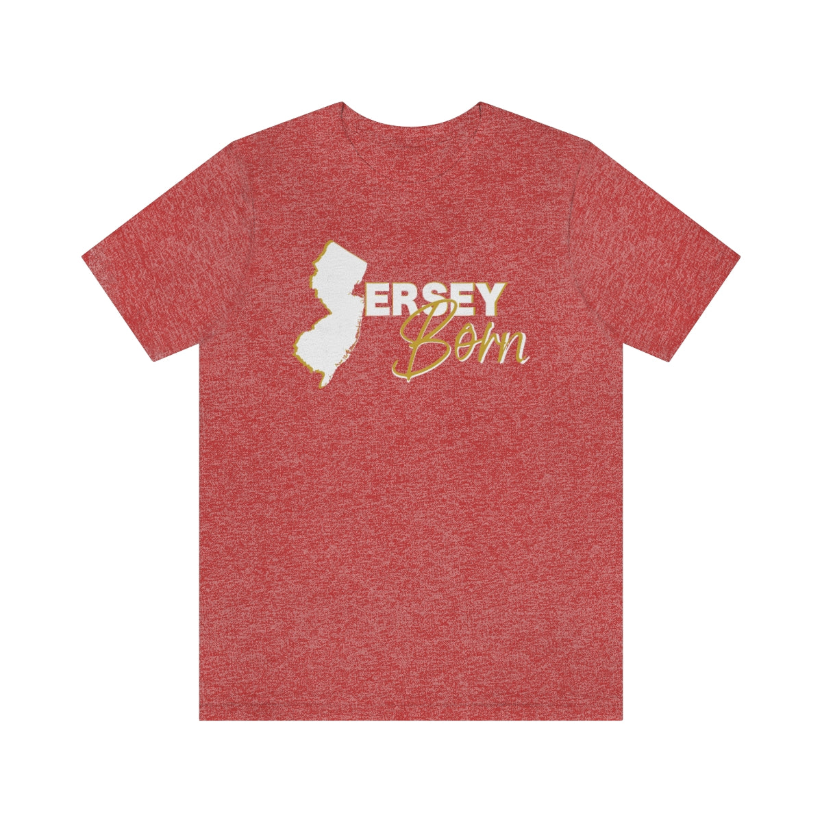 Jersey Born White Gold Scheme Tee - Unisex