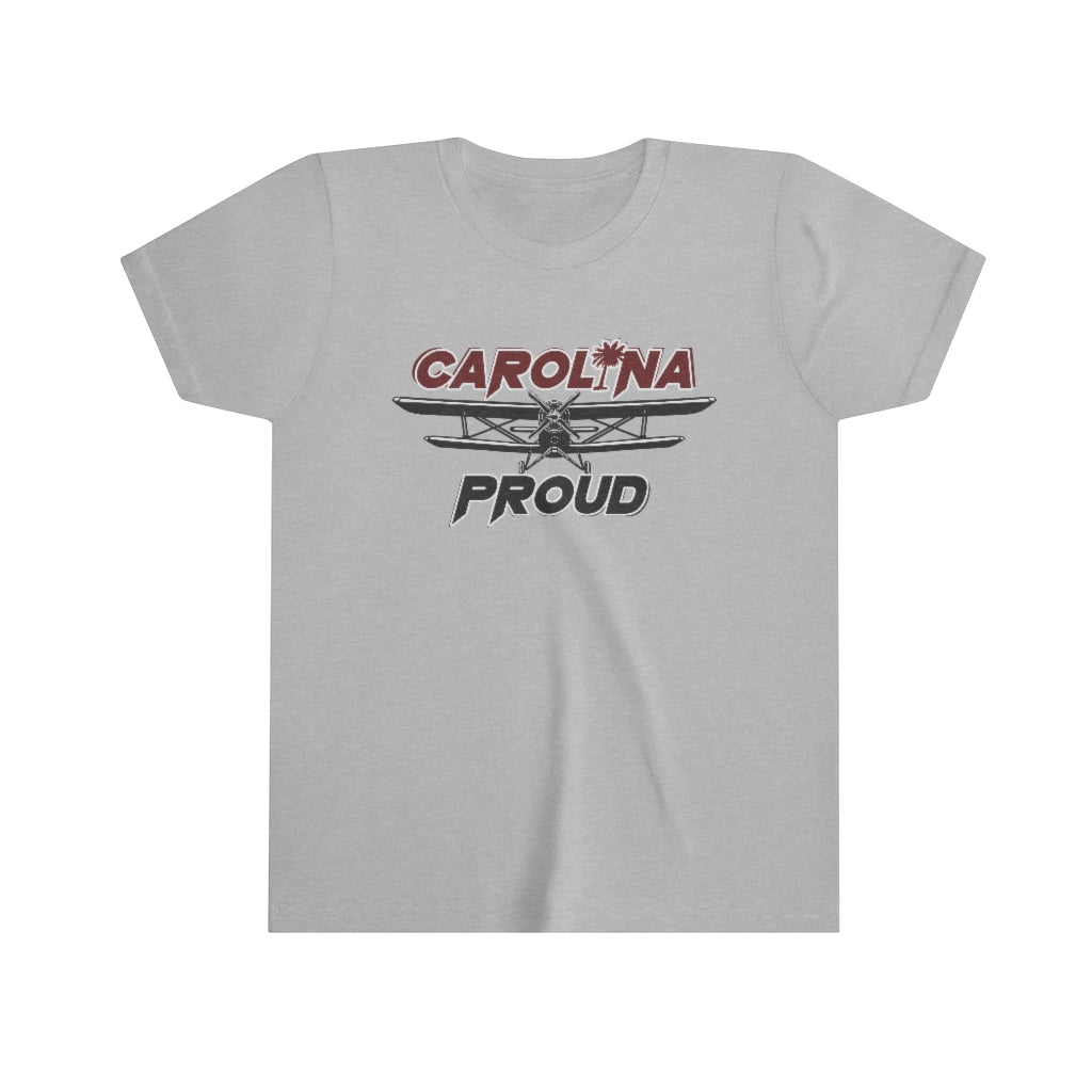 Carolina Proud - Burgundy/Black Youth Tee
