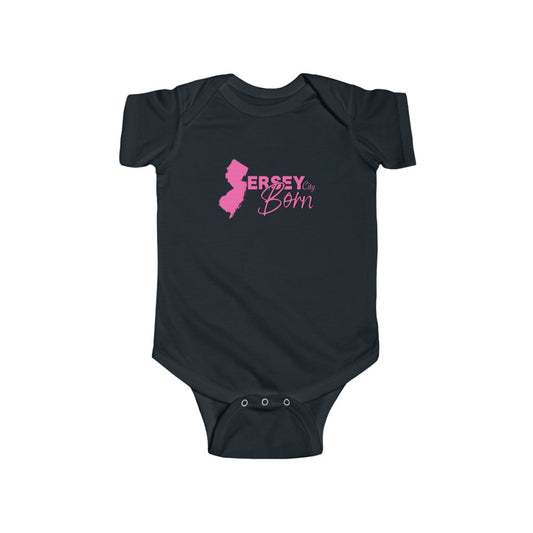 Jersey City Born - Pink Scheme Onesie