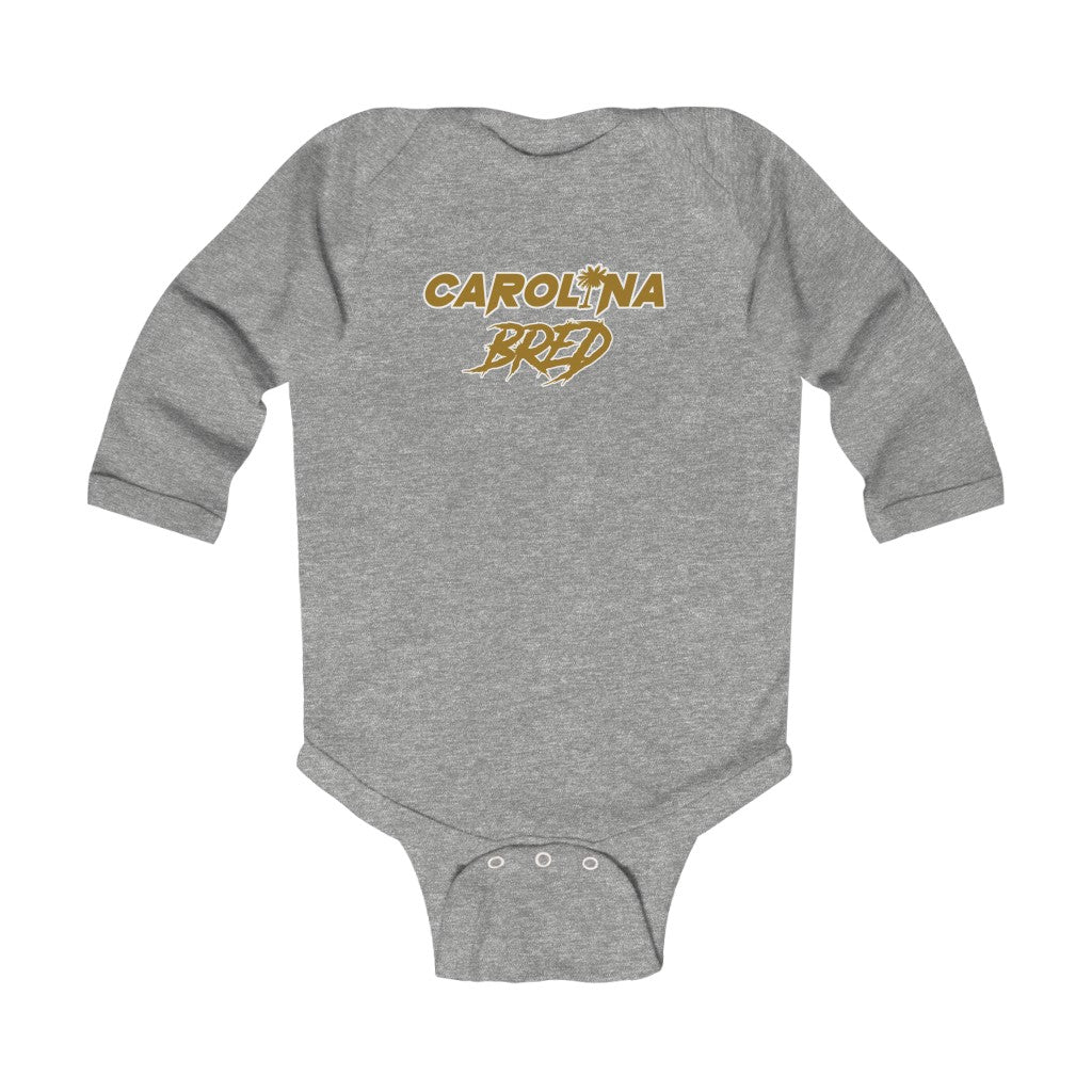 Carolina Bred - Infant Long Sleeve Gold Scheme Onesie
