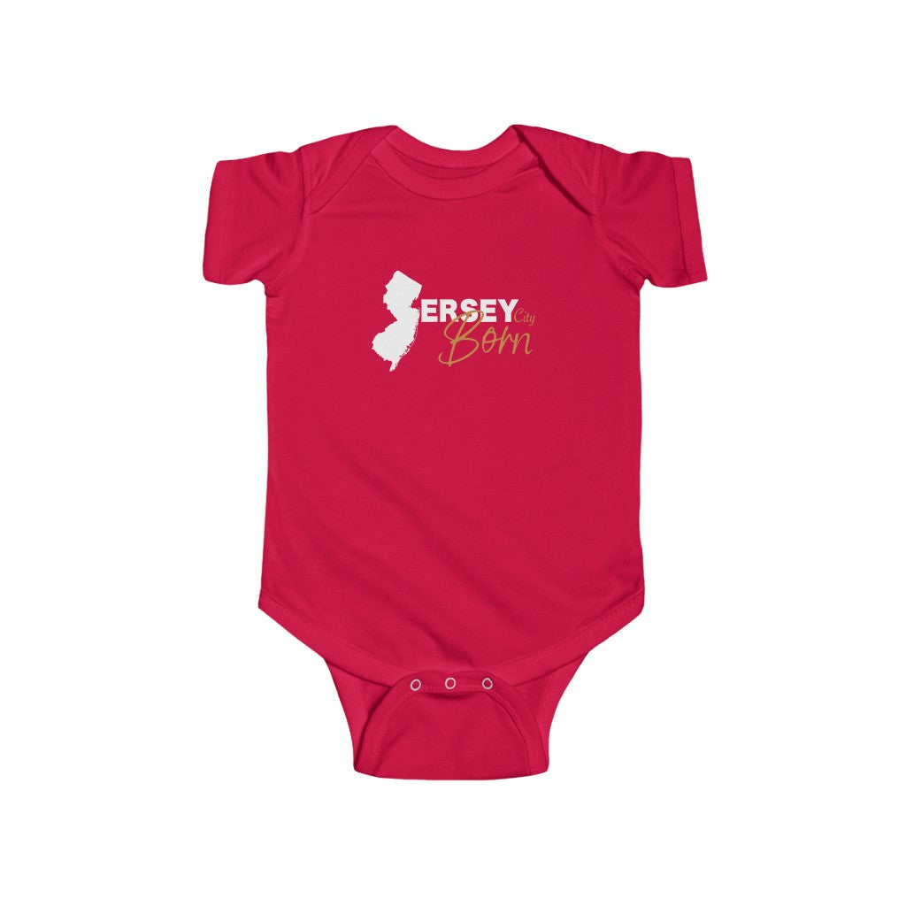 Jersey City Born - White Gold Onesie