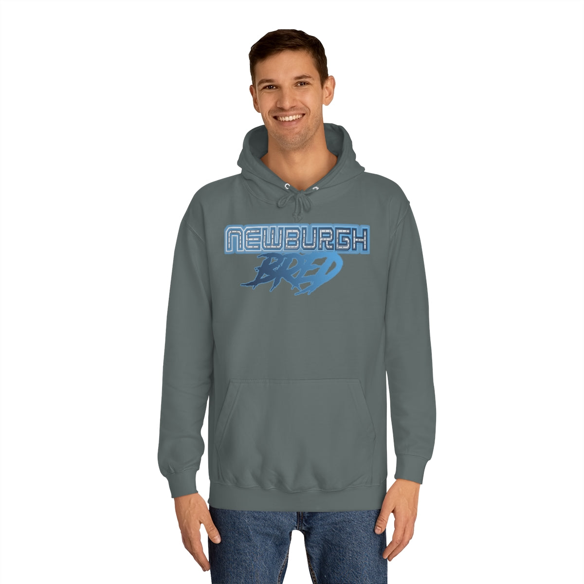 Newburgh Bred Icey Blue Scheme Unisex Hoodie