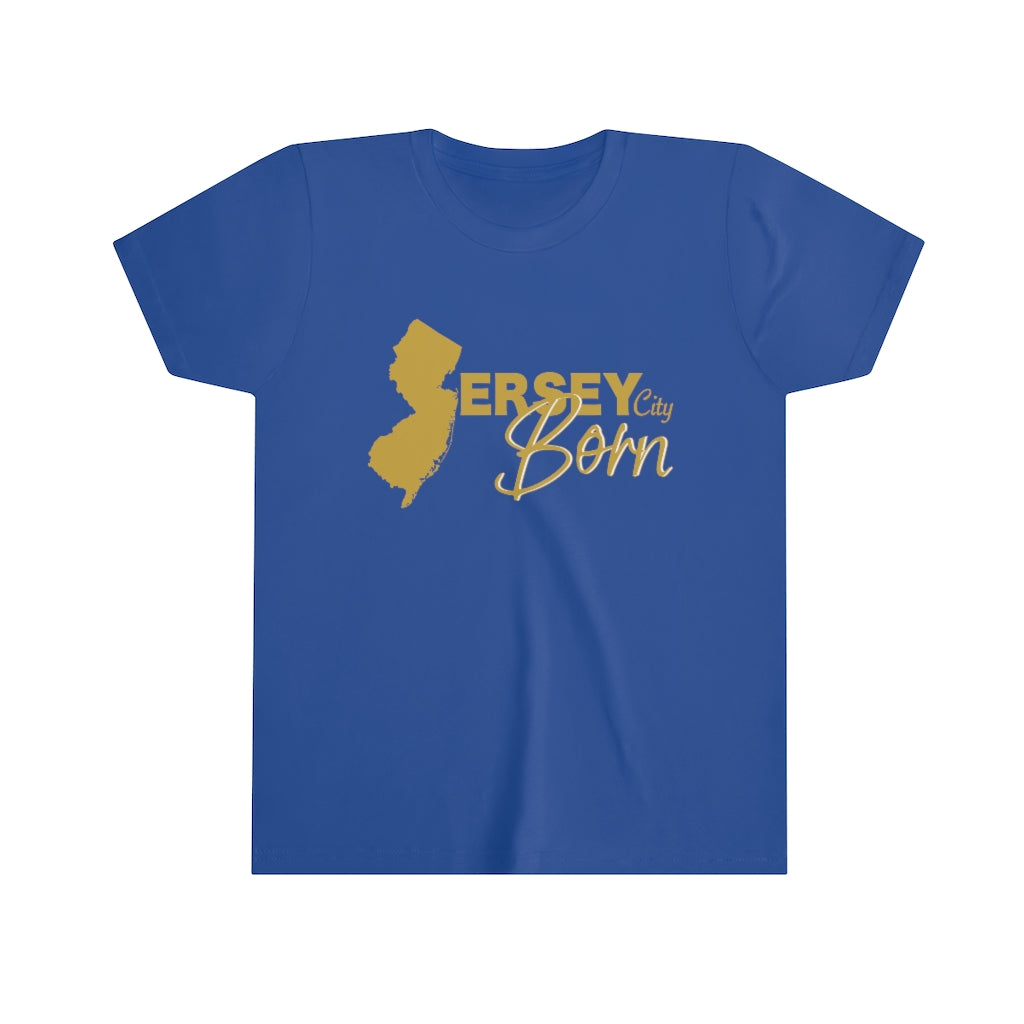 Jersey City Born - Gold White Scheme Youth Tee