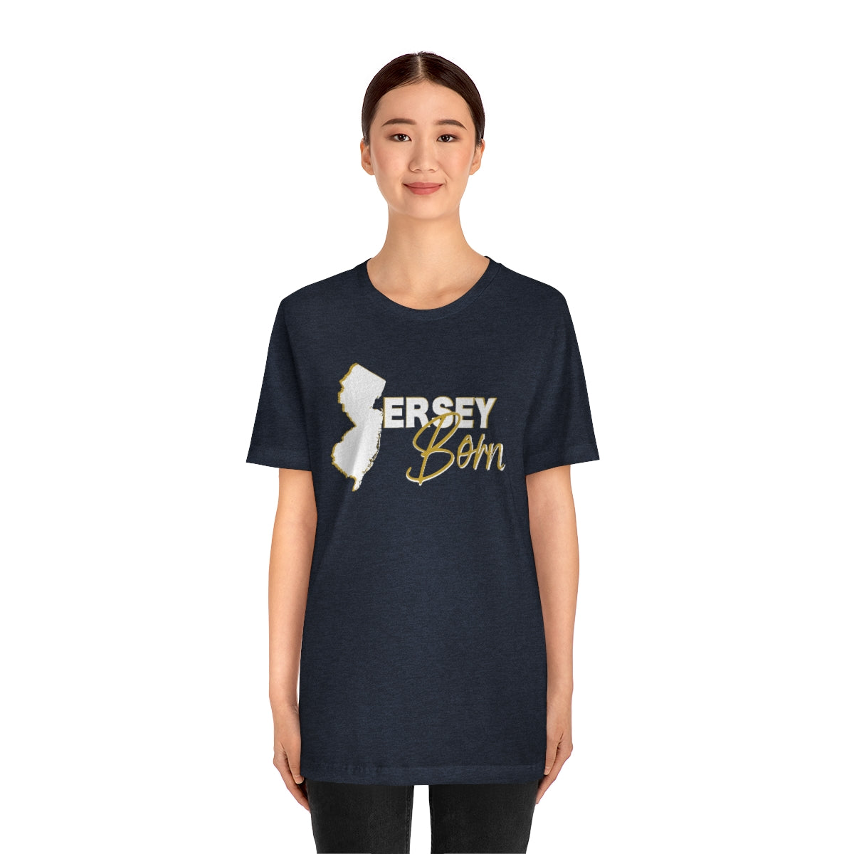 Jersey Born White Gold Scheme Tee - Unisex