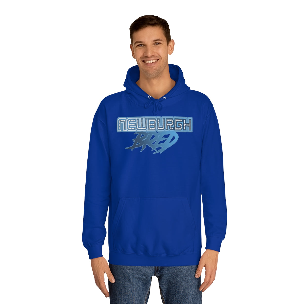 Newburgh Bred Icey Blue Scheme Unisex Hoodie