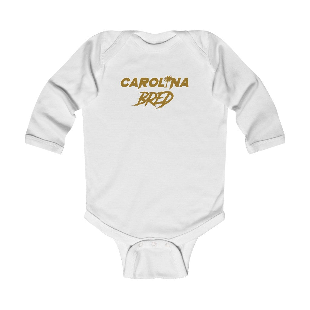 Carolina Bred - Infant Long Sleeve Gold Scheme Onesie
