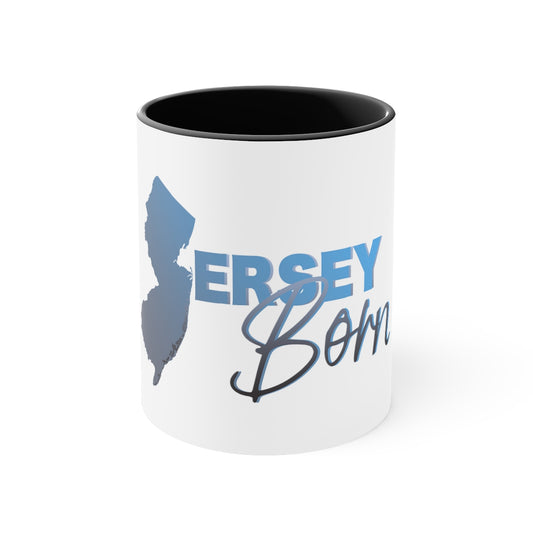 Jersey Born - Accent Coffee Mug, 11oz