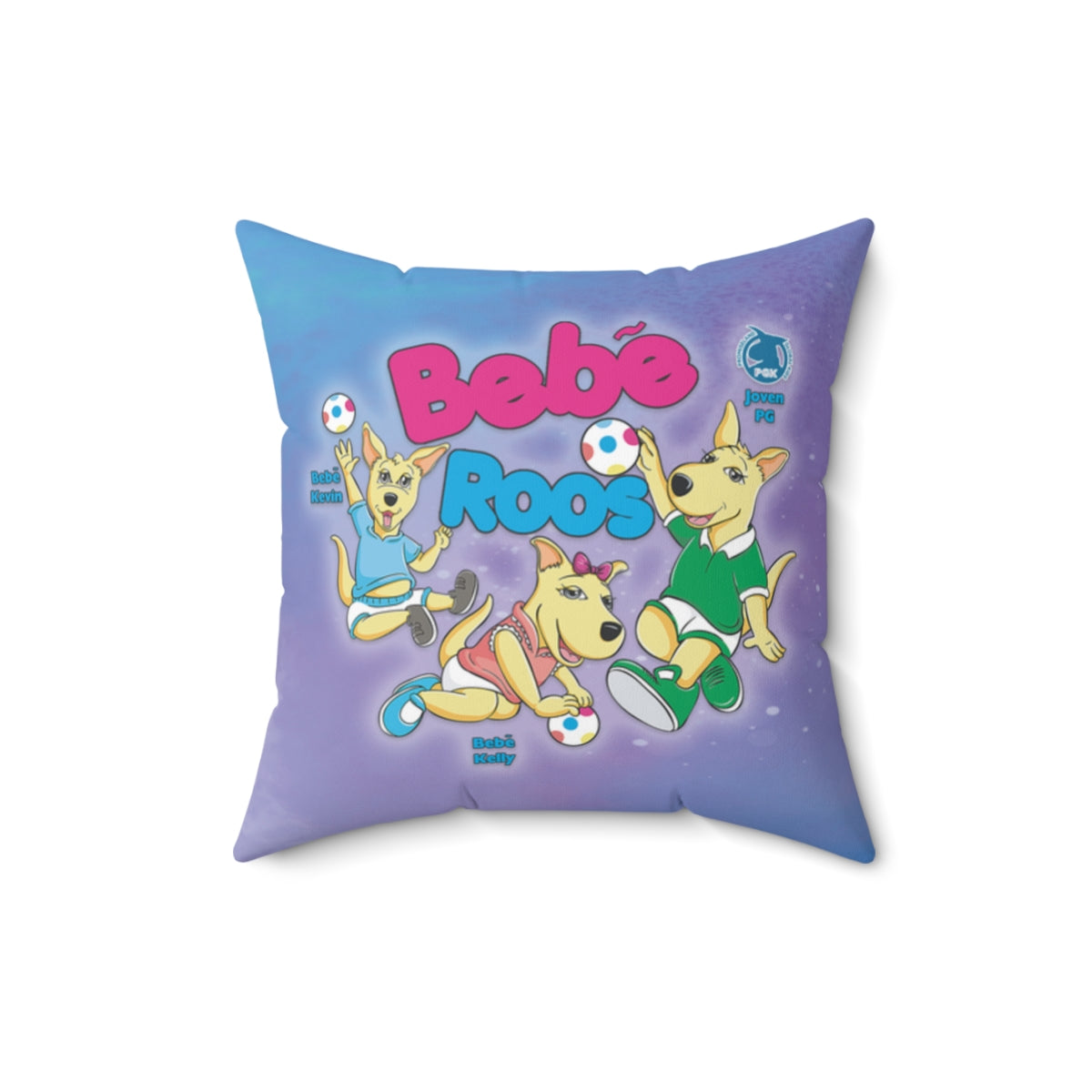 PGK Baby Roos - Faux Suede Square Pillow ESP