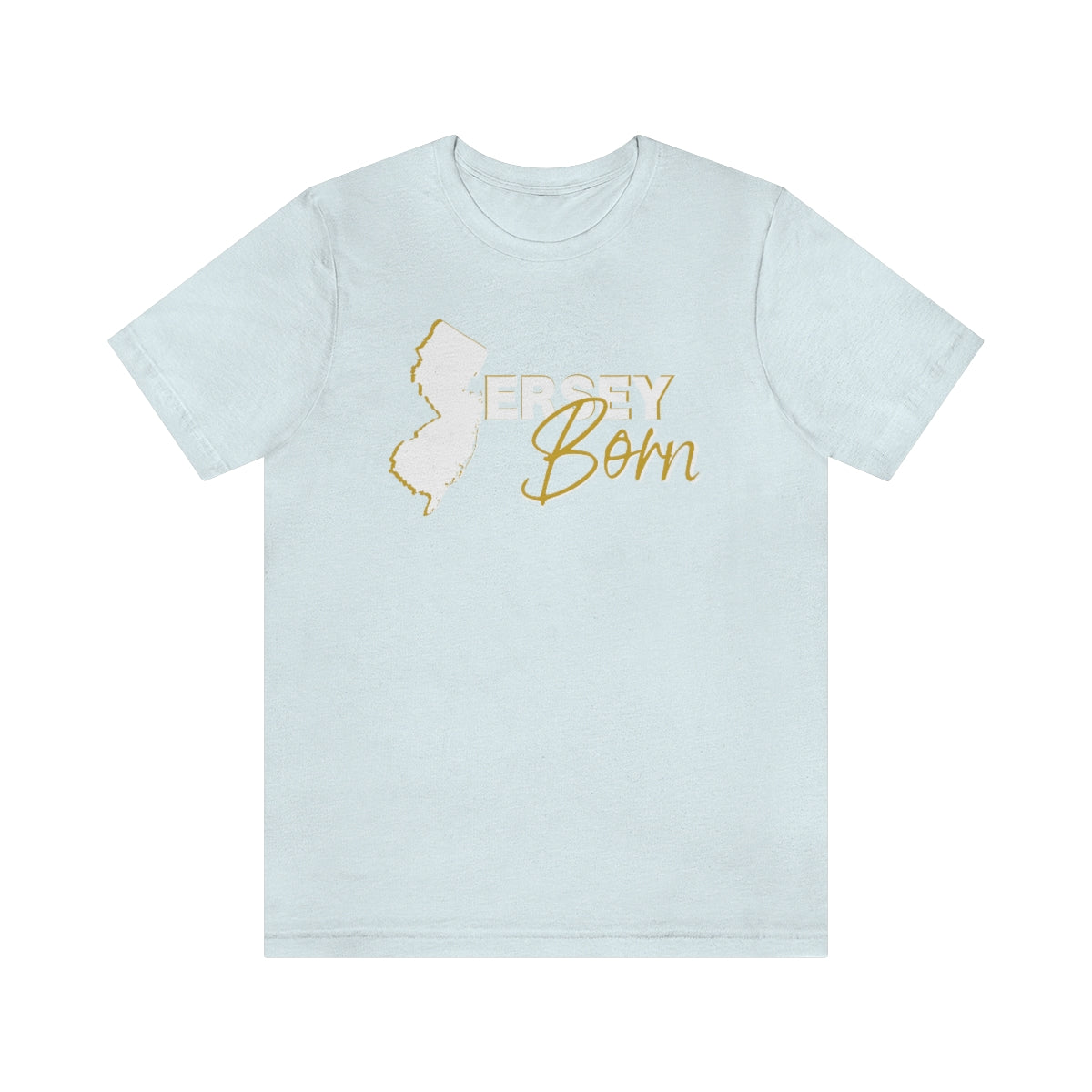 Jersey Born White Gold Scheme Tee - Unisex