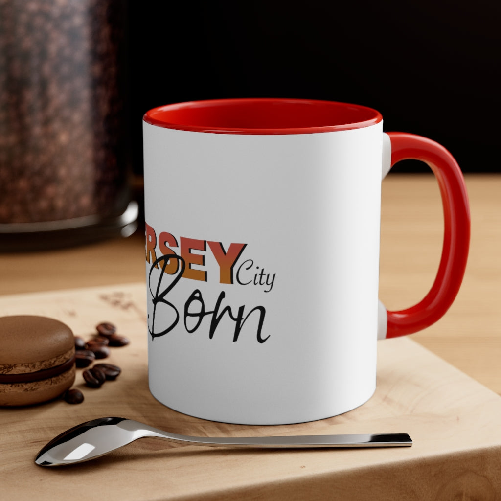 Jersey City Born Accent Coffee Mug, 11oz
