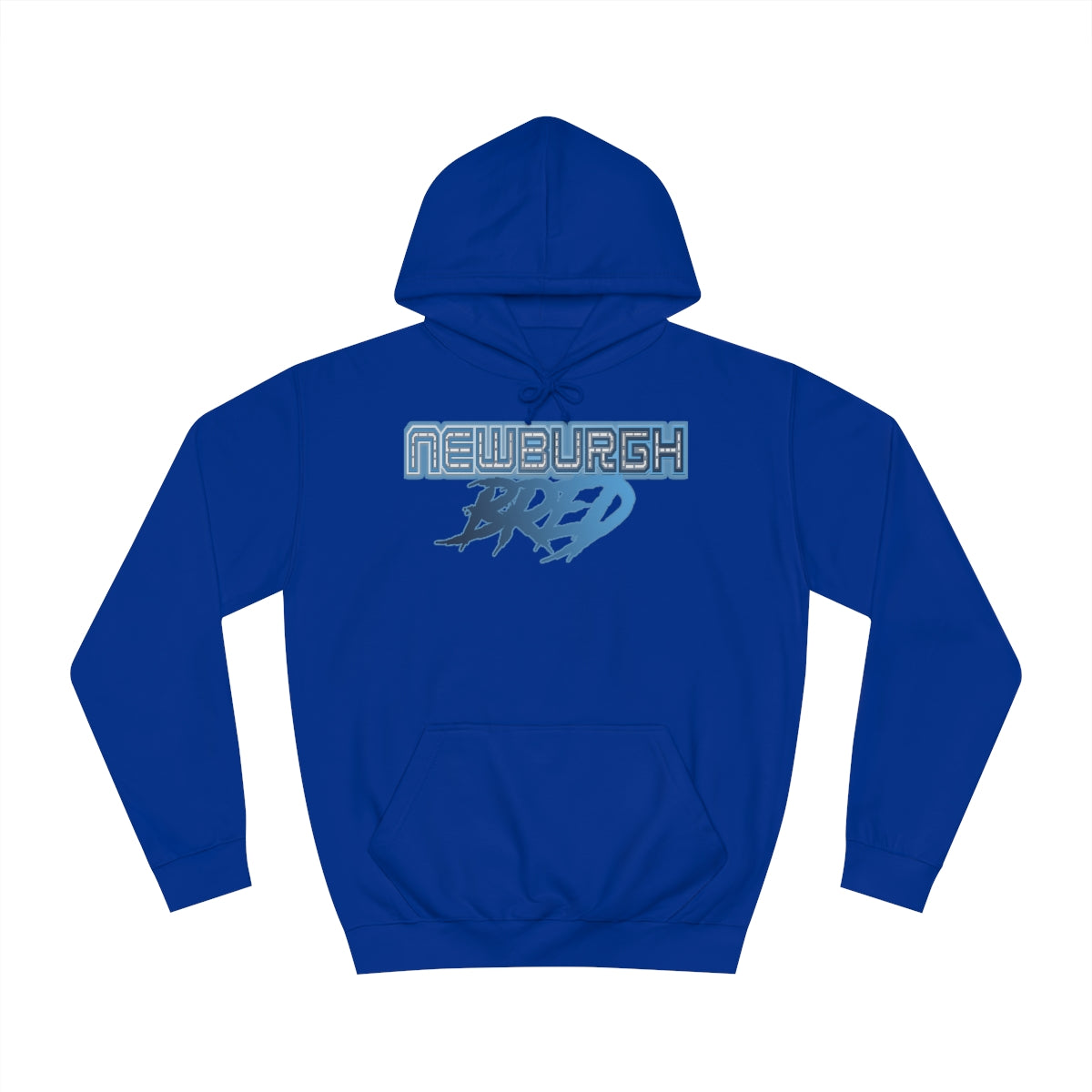 Newburgh Bred Icey Blue Scheme Unisex Hoodie