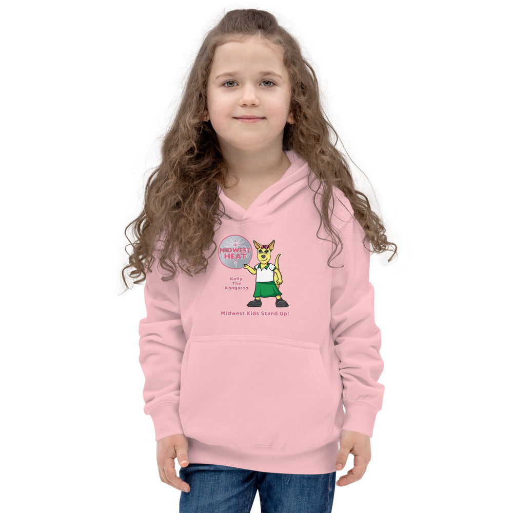 Midwest Heat - Kelly the Kangaroo Kids Hoodie