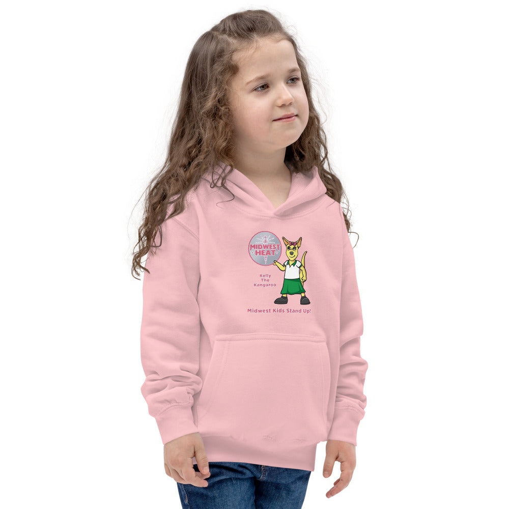 Midwest Heat - Kelly the Kangaroo Kids Hoodie