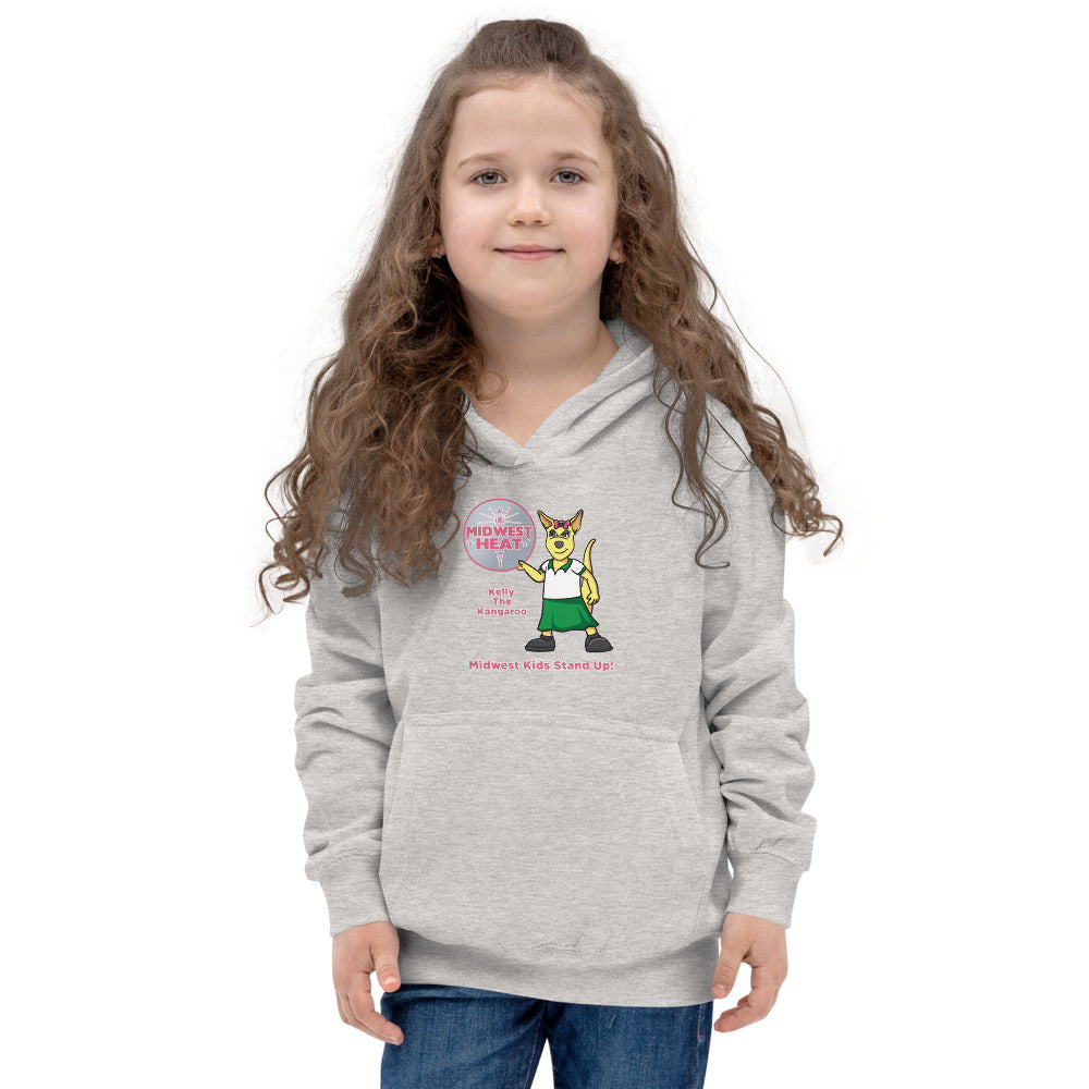 Midwest Heat - Kelly the Kangaroo Kids Hoodie