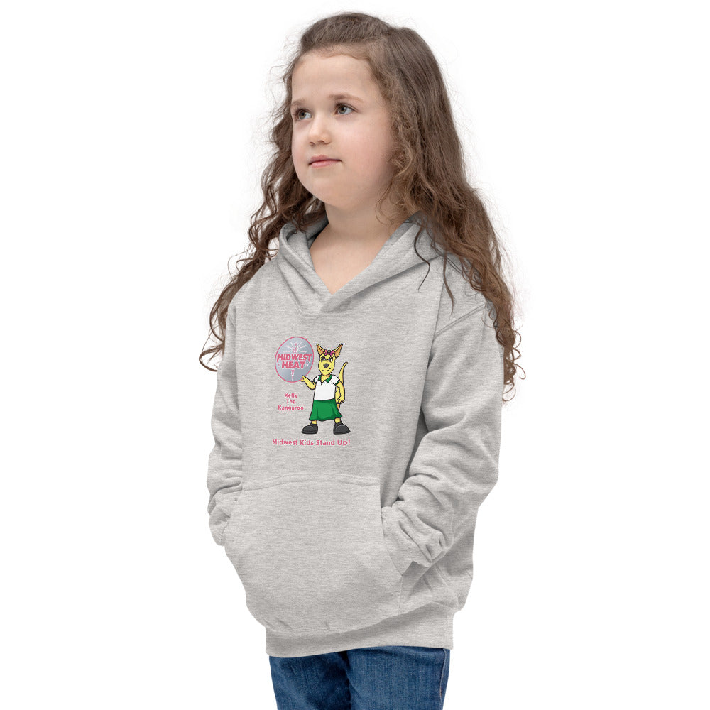 Midwest Heat - Kelly the Kangaroo Kids Hoodie