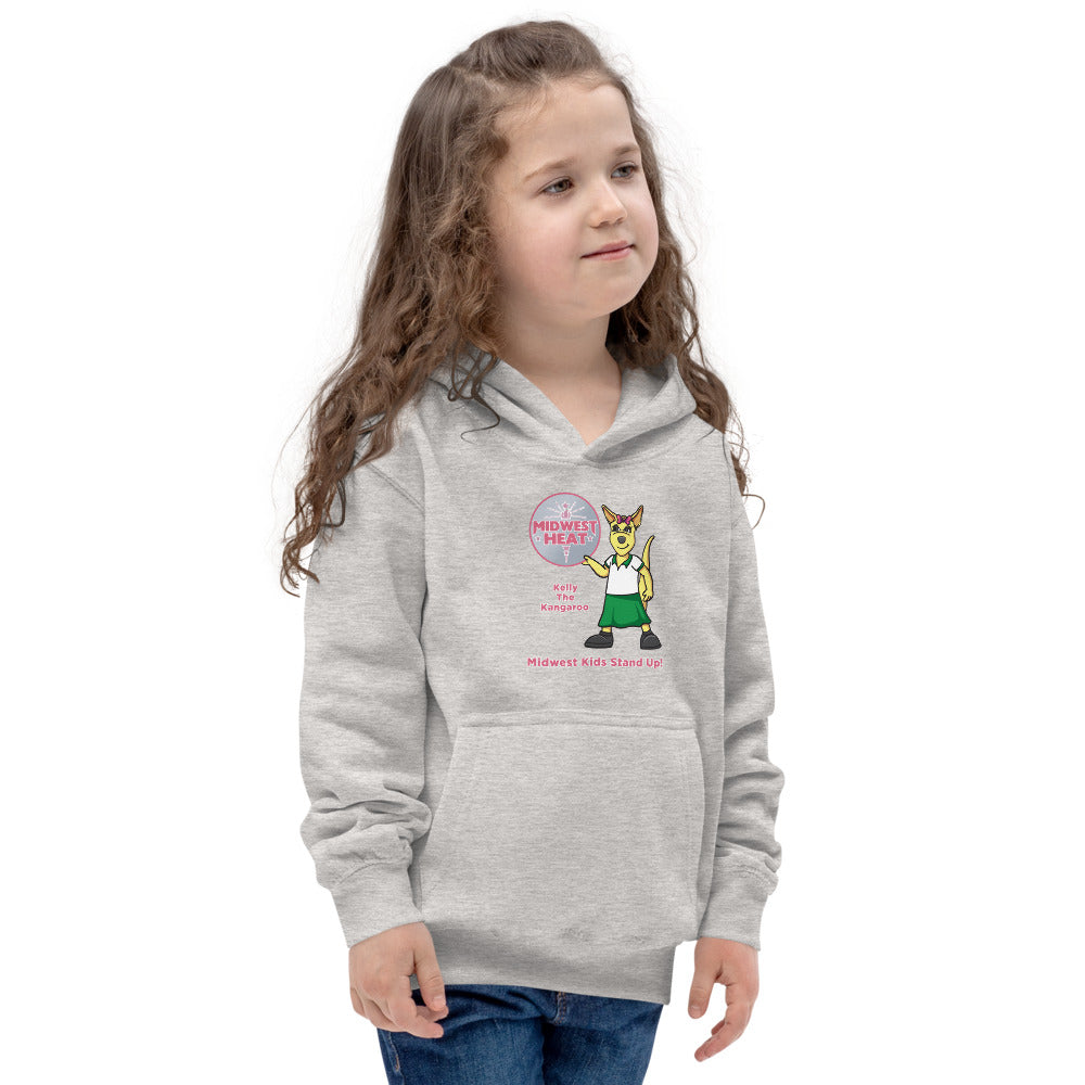 Midwest Heat - Kelly the Kangaroo Kids Hoodie