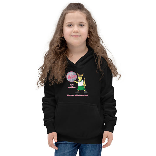 Midwest Heat - Kelly the Kangaroo Kids Hoodie