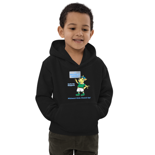 Kevin the Kangaroo Midwest Kids Hoodie