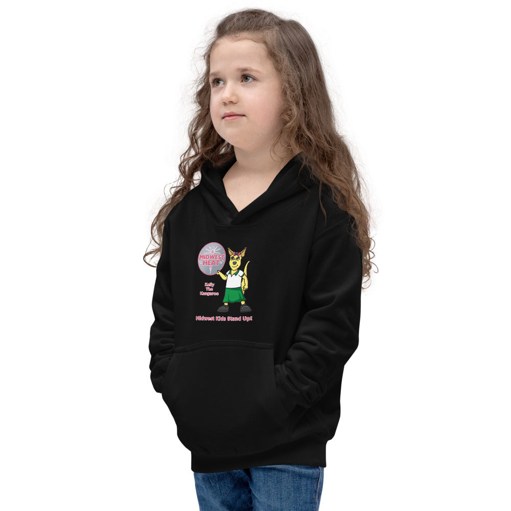 Midwest Heat - Kelly the Kangaroo Kids Hoodie