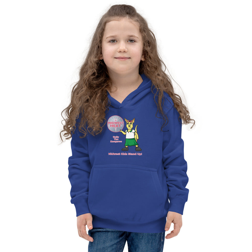 Midwest Heat - Kelly the Kangaroo Kids Hoodie