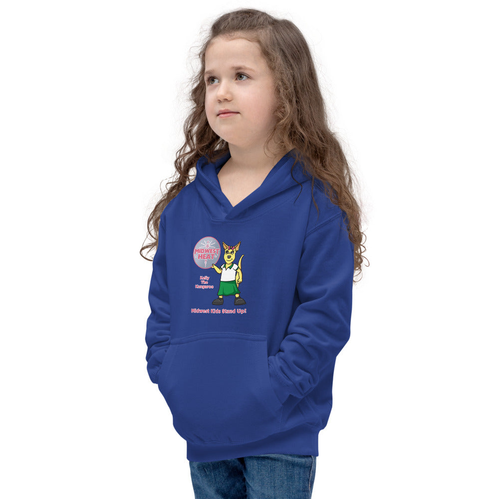 Midwest Heat - Kelly the Kangaroo Kids Hoodie