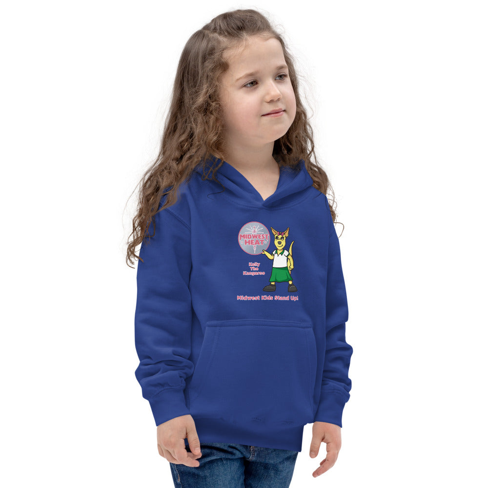 Midwest Heat - Kelly the Kangaroo Kids Hoodie