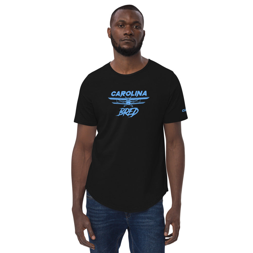 Carolina Bred Air - Blue Scheme Men's Curved Hem T-Shirt