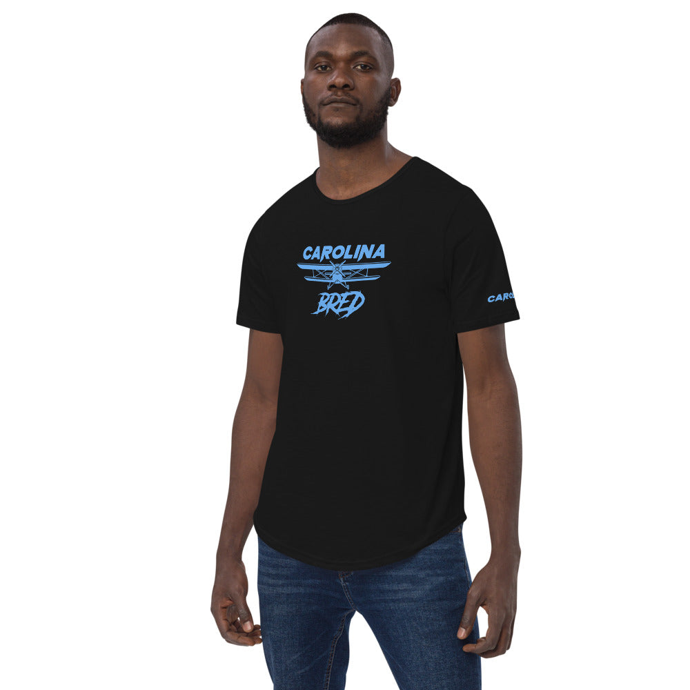 Carolina Bred Air - Blue Scheme Men's Curved Hem T-Shirt