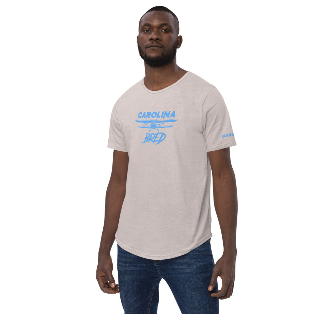 Carolina Bred Air - Blue Scheme Men's Curved Hem T-Shirt