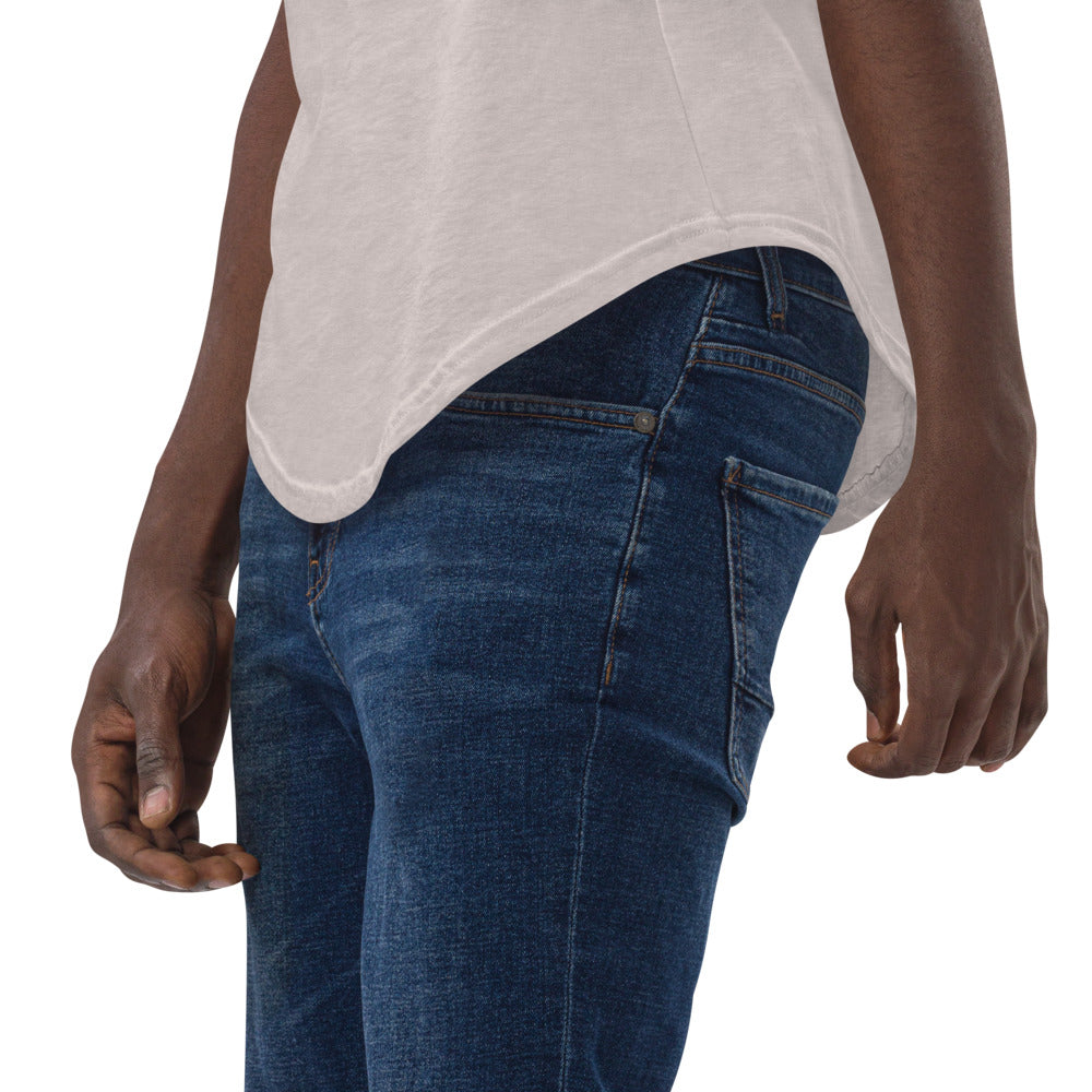 Carolina Bred Air - Blue Scheme Men's Curved Hem T-Shirt