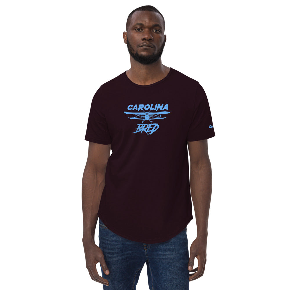 Carolina Bred Air - Blue Scheme Men's Curved Hem T-Shirt