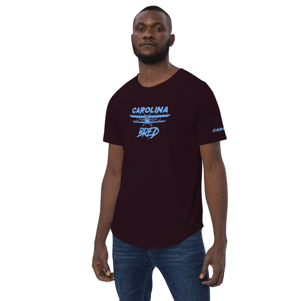 Carolina Bred Air - Blue Scheme Men's Curved Hem T-Shirt