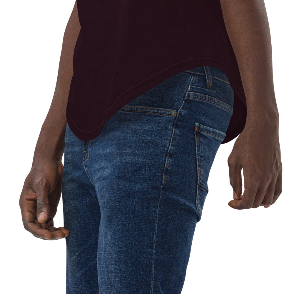 Carolina Bred Air - Blue Scheme Men's Curved Hem T-Shirt