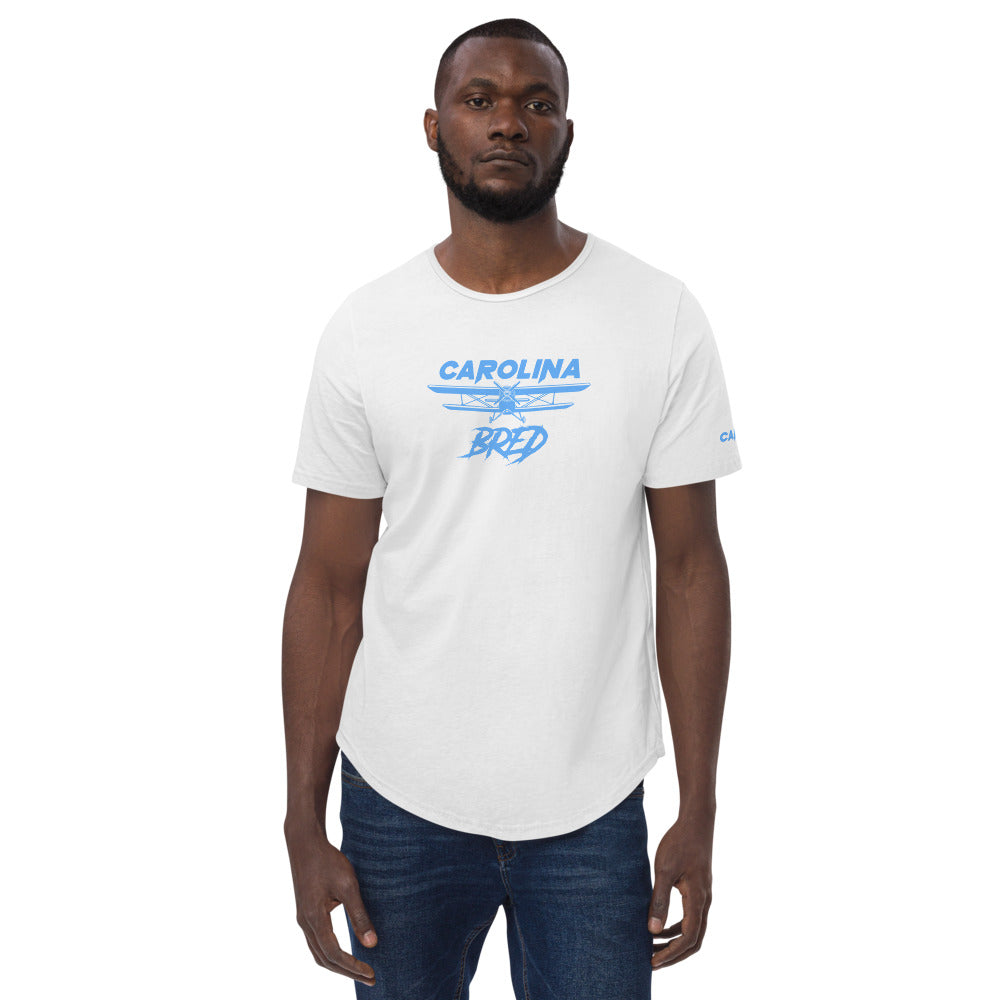 Carolina Bred Air - Blue Scheme Men's Curved Hem T-Shirt