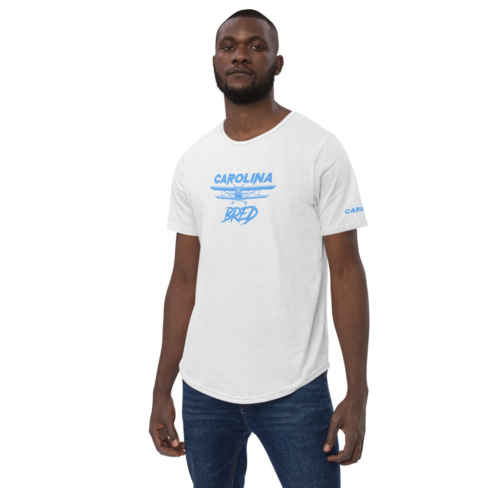 Carolina Bred Air - Blue Scheme Men's Curved Hem T-Shirt
