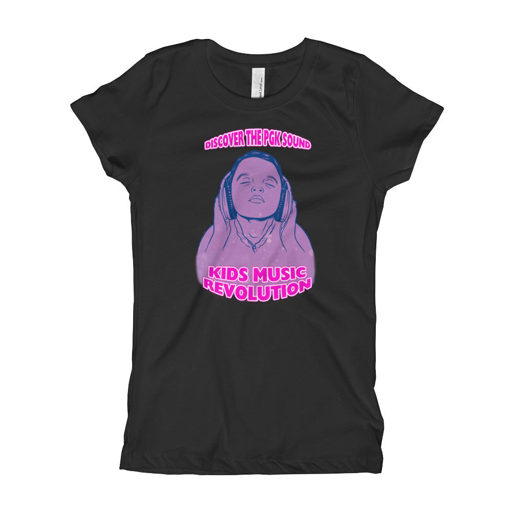 Discover the PGK Sound Girl's Smart-Tee (Hot Pink Front)