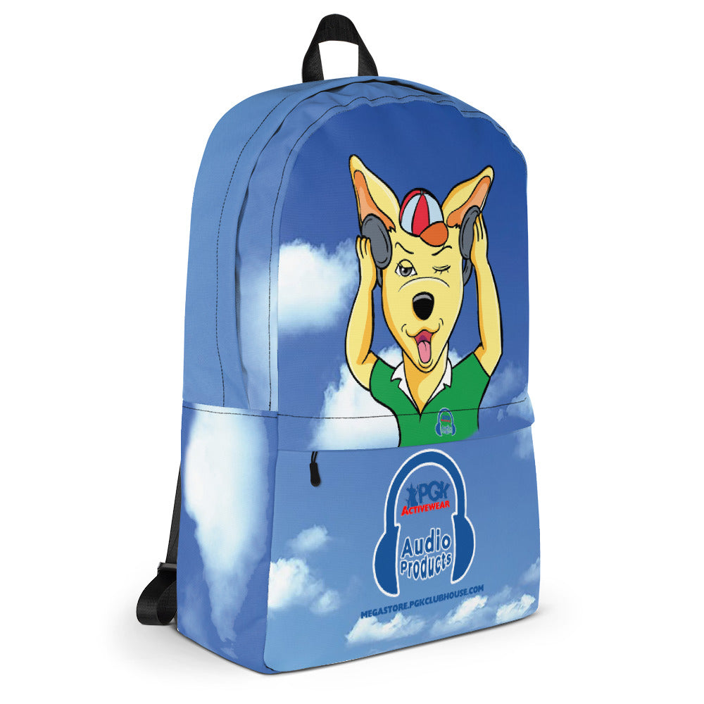 PGK Music-Box's Blue Sky Back Pack Featuring Kevin the Kangaroo
