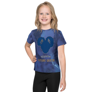 Open image in slideshow, Young Princess Promise Allover Print - Blue Silhouette - Audio Tee
